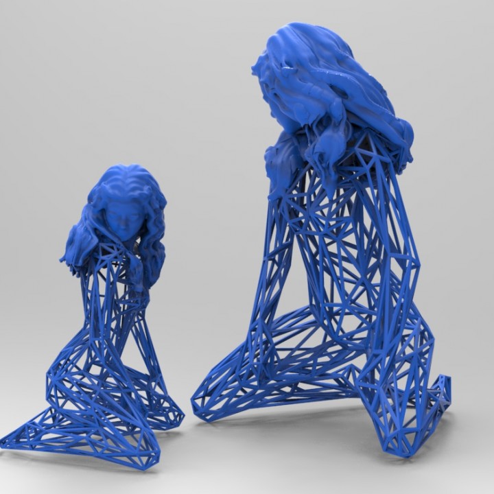 Sexy Girl 3D Print Sculpture image
