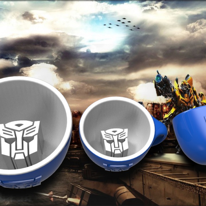 Transformer Autobot Logo Style Espresso Cup image