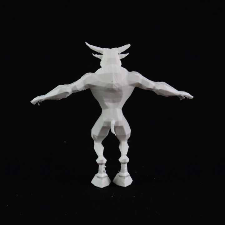 Minotaur creature concept art image