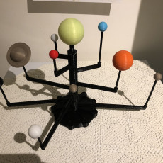 Picture of print of Model Solar System