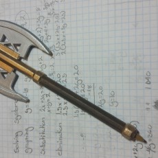 Picture of print of Gimli's Battle Axe - Ballpoint Combat Pen