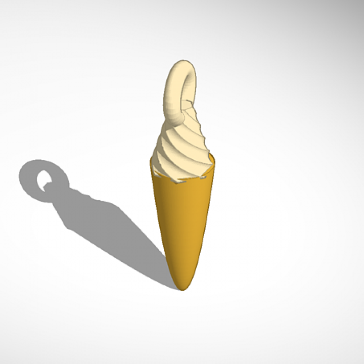 Ice cream pendant image