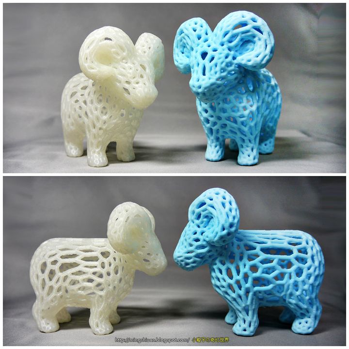 Voronoi Style - Sheep image