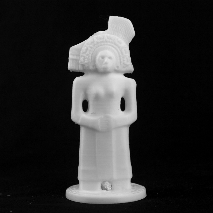 Huaxtec female Deity at The British Museum, London image