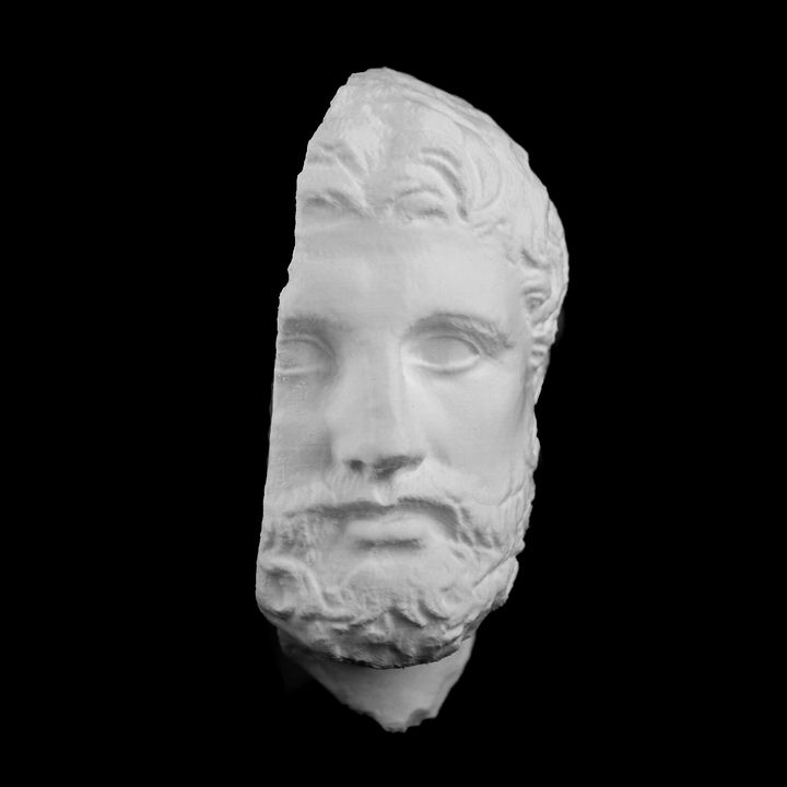 Marble Head of a Bearded Man at The British Museum, London image