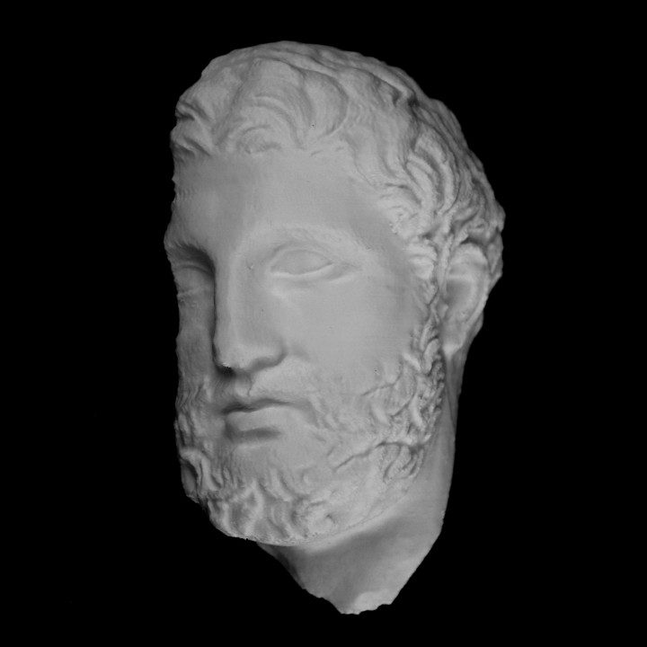 Marble Head of a Bearded Man at The British Museum, London image
