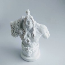 Picture of print of Grommash Hellscream Bust (World of Warcraft)