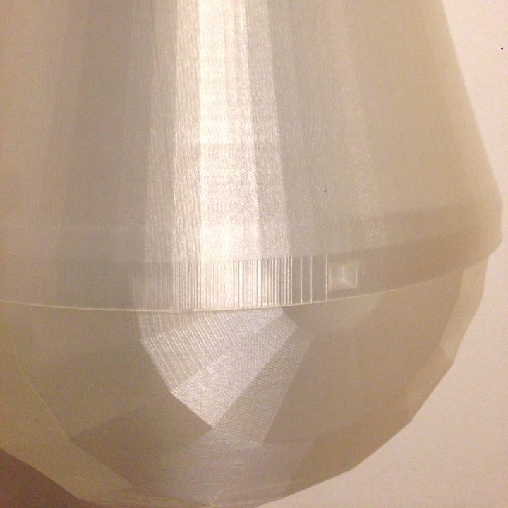 3D Printable Lampshade lightbulb shape image