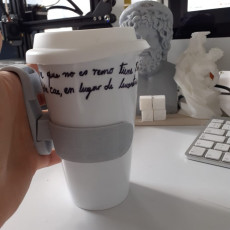 Picture of print of Paper cups holder for hand support