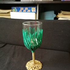 Picture of print of Nutella Wine Glass - Get fat then get drunk