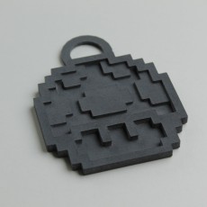 Picture of print of 3x Mushroom Mario- Keychain- Underglass