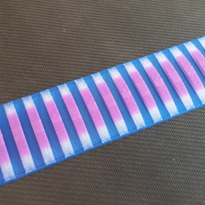 Flexible Filament Ridged Bracelet image