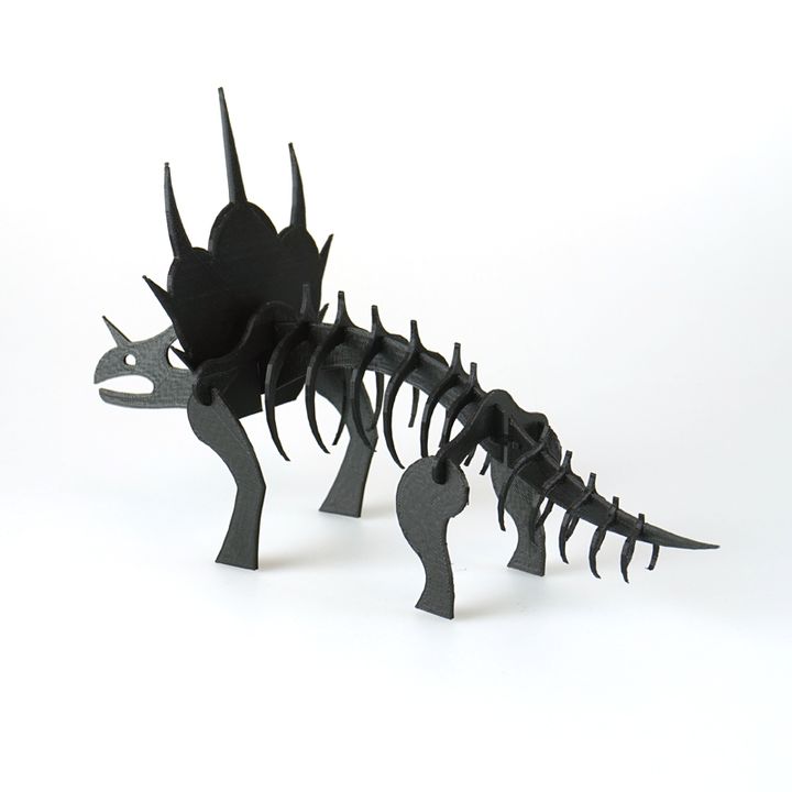 Simple Triceratops Dinosaur Skeleton image