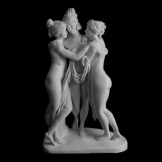 Picture of print of The Three Graces at the Hermitage Museum, Russia