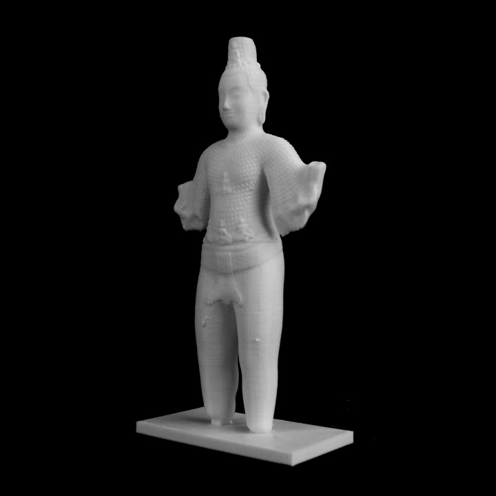 Buddha protege par naga at The Guimet Museum, Paris, France image