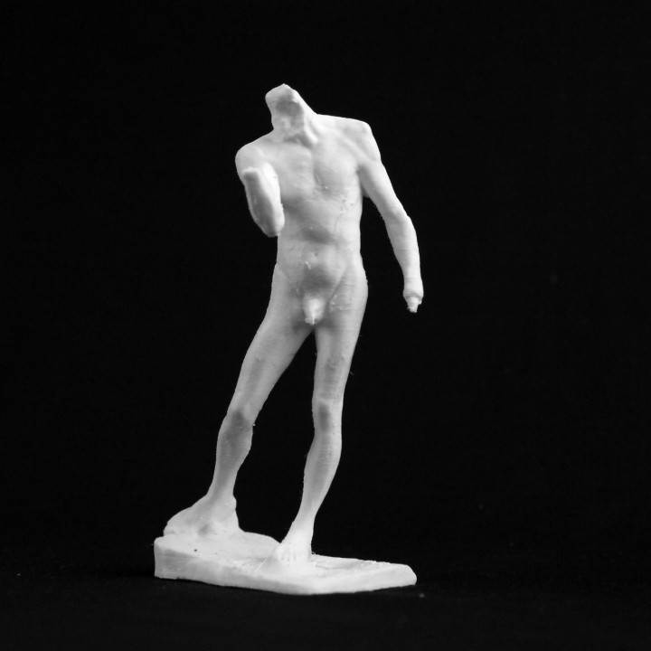 Broken Pierre de Wissant at the Rodin Museum, Paris, France image