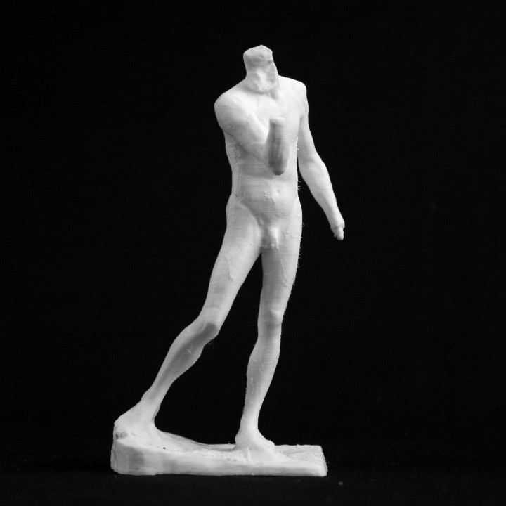 Broken Pierre de Wissant at the Rodin Museum, Paris, France image