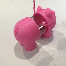 Picture of print of NASTY PIG Money / Tip Box
