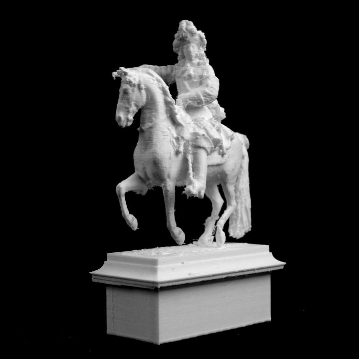 Louis XIV of France at the Louvre, Paris image