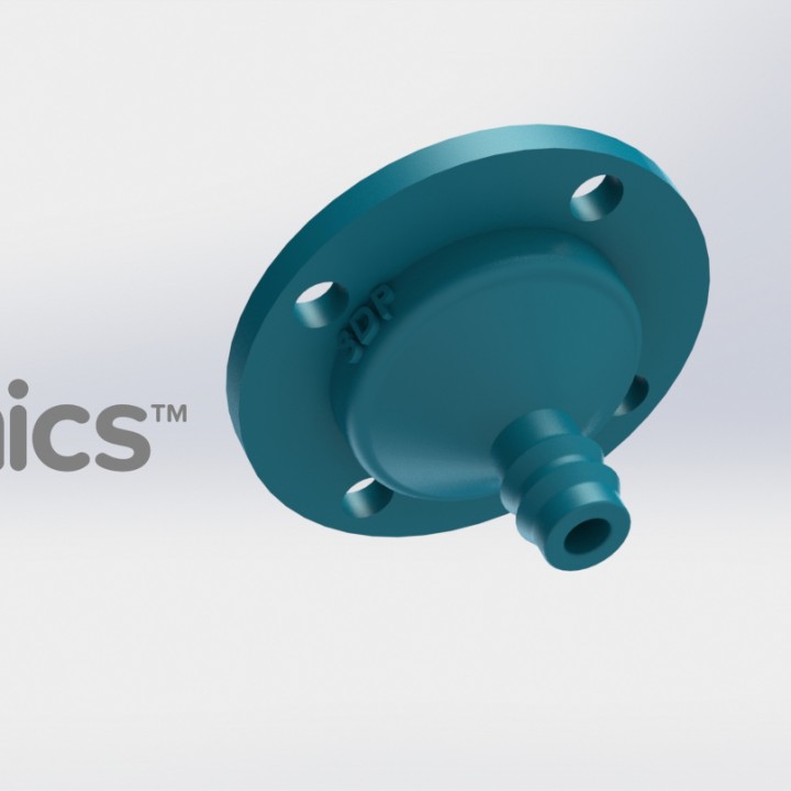 Drip Nozzle (3/8 inch, 4 holes) - 3Dponics Drip Hydroponics image