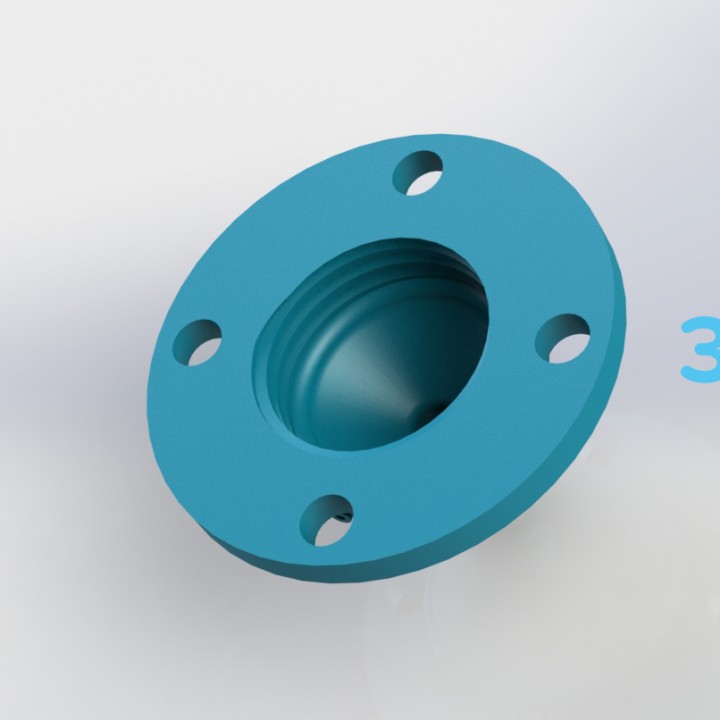 Drip Nozzle (3/8 inch, 4 holes) - 3Dponics Drip Hydroponics image