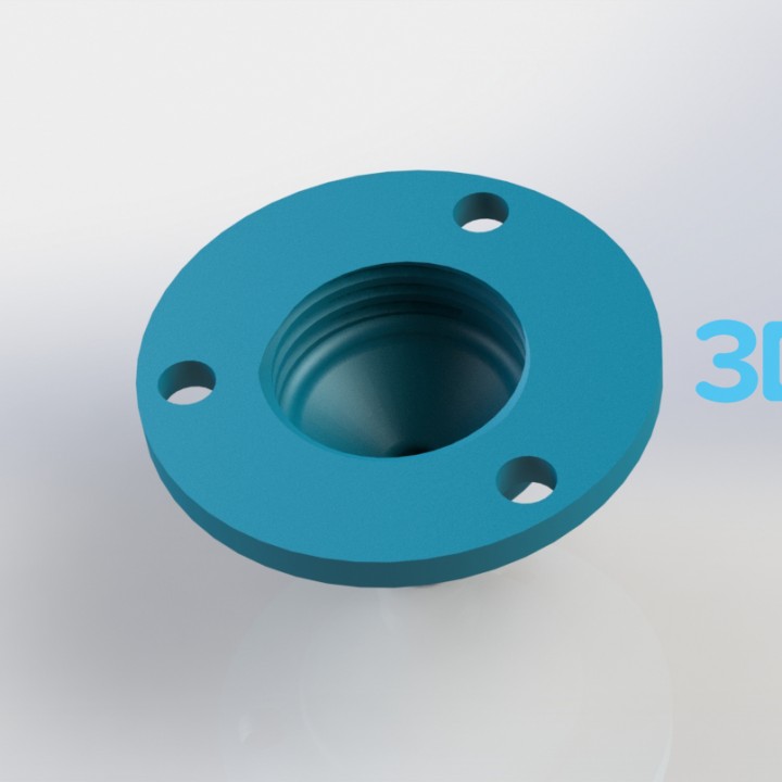 Drip Nozzle (3/8 inch, 3 holes) - 3Dponics Drip Hydroponics image