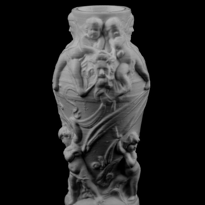 Decorative vase at the Petit Palais, Paris, France image