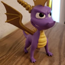 Picture of print of Spyro The Dragon - Retro Game Character