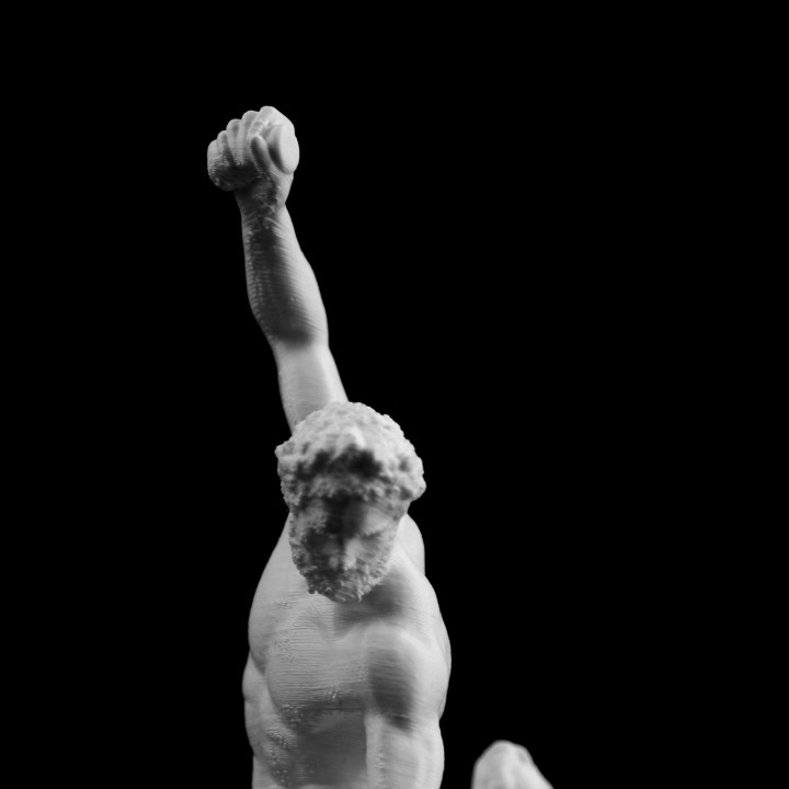 Hercules Fight Achelous Metamorphosed into a Snake at The Louvre, Paris image