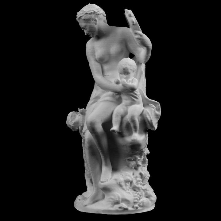 Bacchante with Tambourine and Child at The Louvre, Paris image