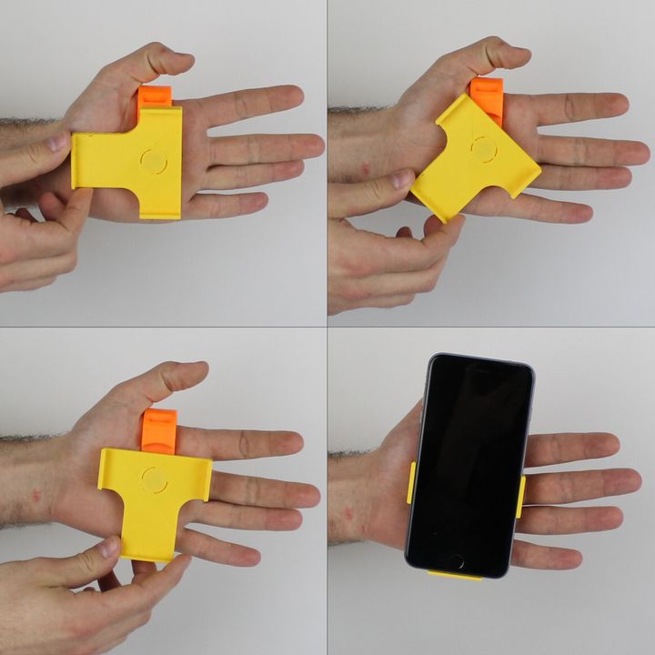 Holder iphone 6 Plus for hand support image