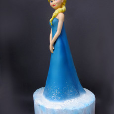 Picture of print of Elsa from Disney's Frozen