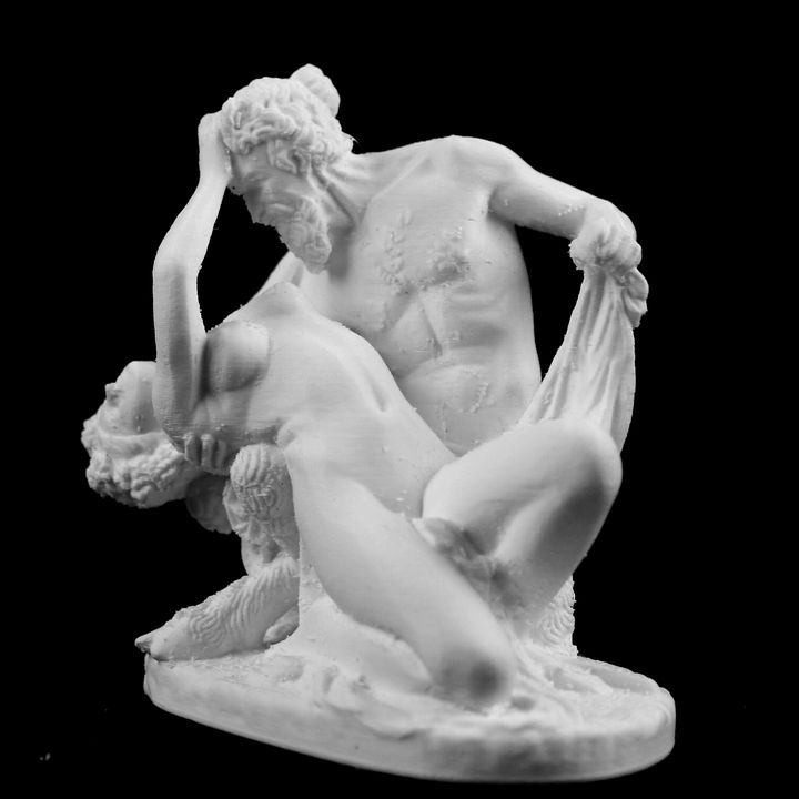 Satyre and Bacchante at The Louvre, Paris image