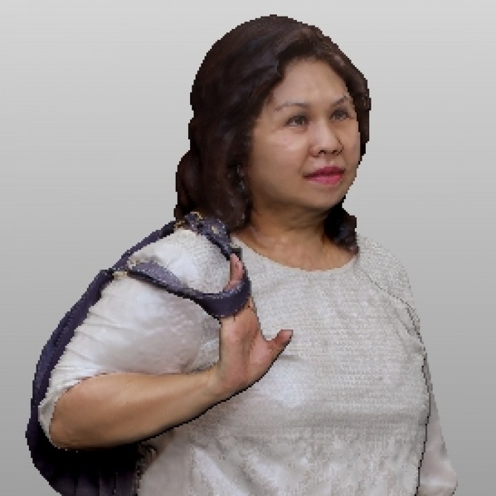 Woman carrying a handbag image
