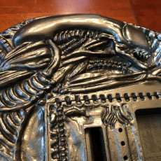 Picture of print of HR Giger Guitar