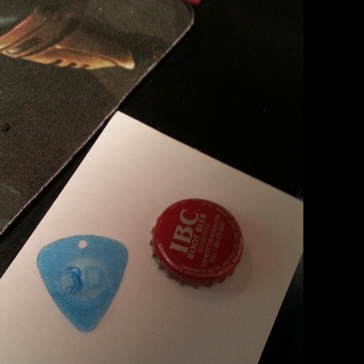 Guitar Pick With Finger Grip image