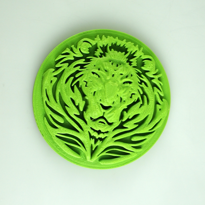 Gold lion chip image