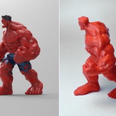 Picture of print of Red Hulk - Low Detail Series