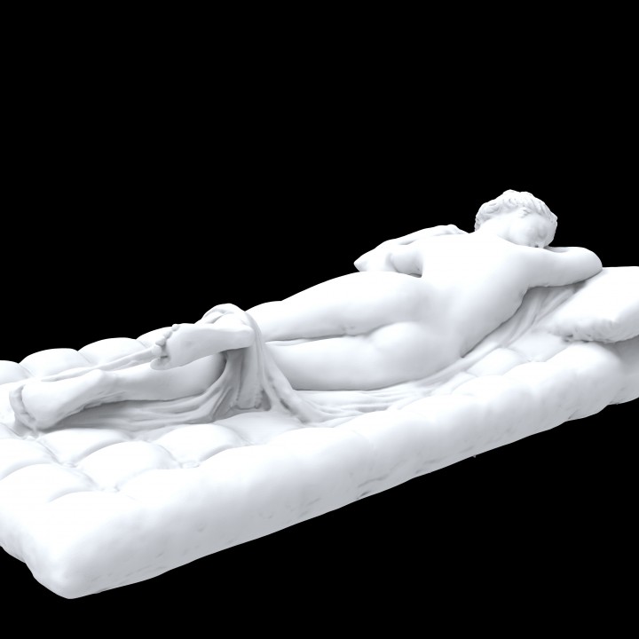 Sleeping Hermaphroditus at the Louvre, Paris, France image