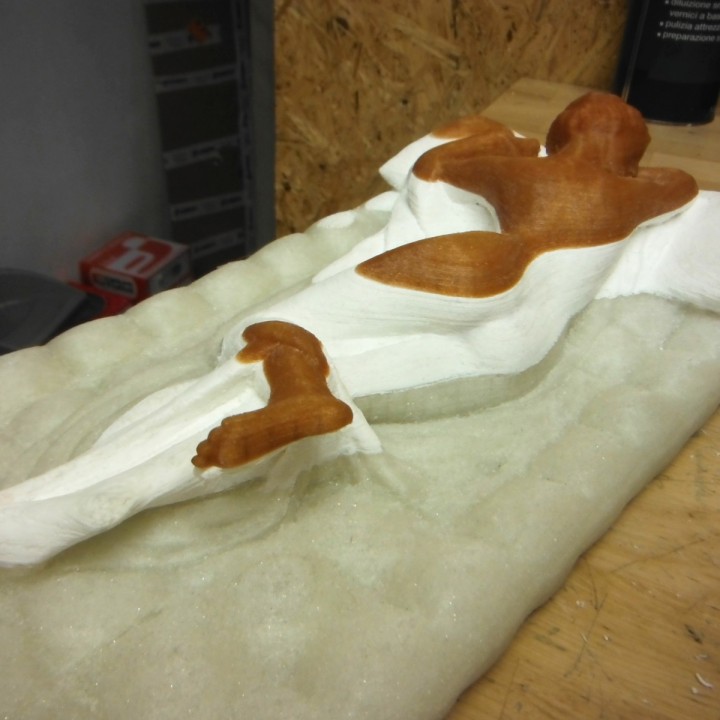 3D Print of Sleeping Hermaphroditus at the Louvre, Paris, France by ...