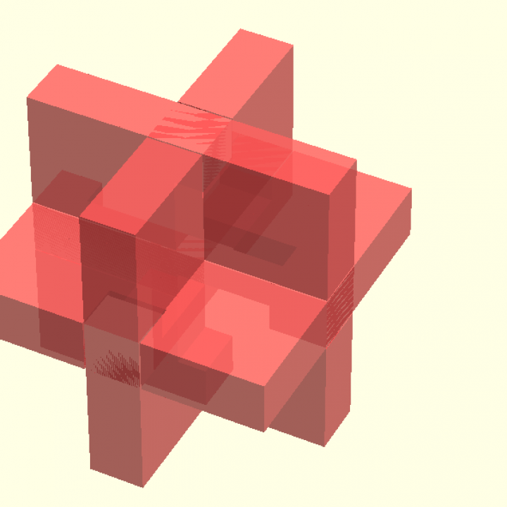 9 Piece Square XYZ puzzle image