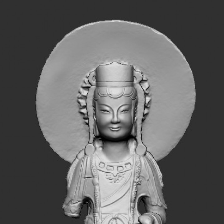Bodhisattva as Lotus at the Guimet Museum, Paris, France image