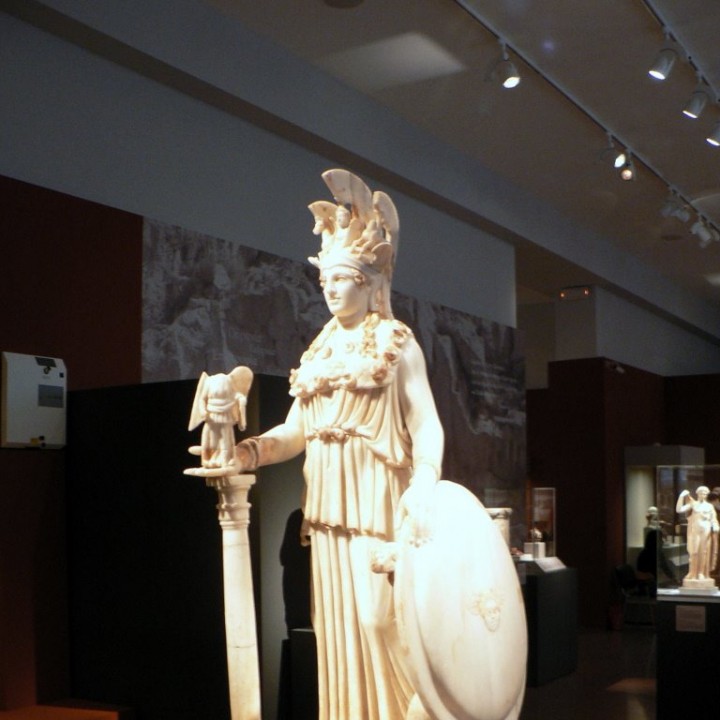 The Varvakeion Athena at The National Archaeological Museum of Athens, Greece image