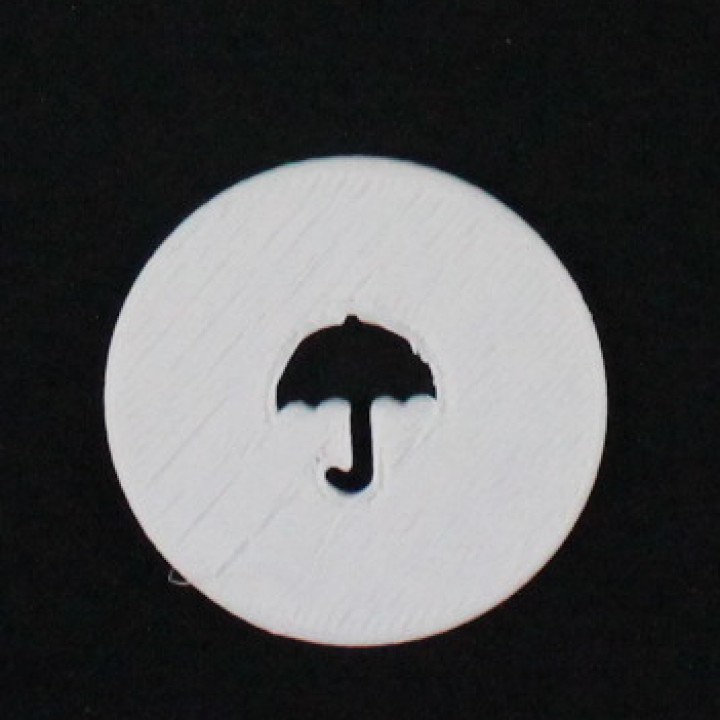 Bokeh filter - umbrella image