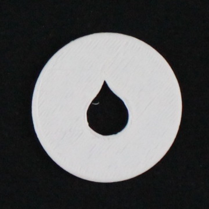 Bokeh filter - water drop image