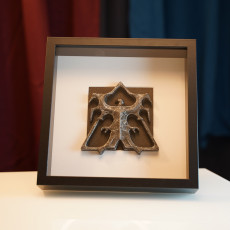 Picture of print of Starcraft Terran wall symbol