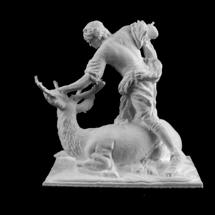 Meleager Killing a Deer at The Louvre, Paris image