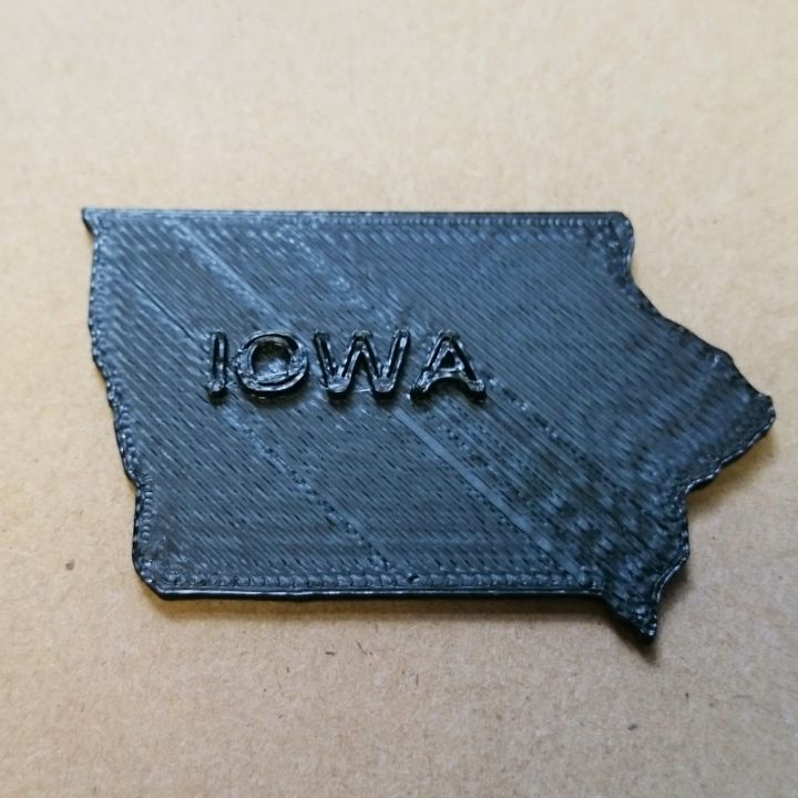 A map of Iowa image