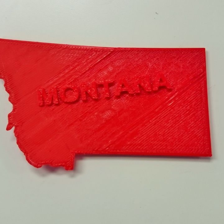 Map of Montana image