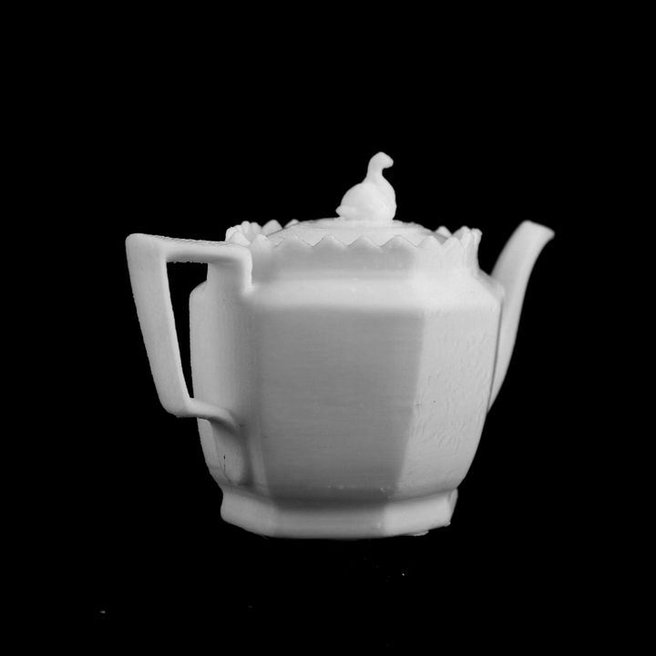 Teapot at Cardiff Museum, Wales image